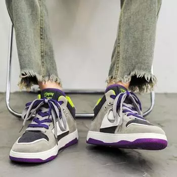 Men s shoes spring and autumn new original niche design sense Hong Kong style tide brand sports skateboard shoes casual fashion moral training tide 39