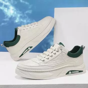 Men s shoes spring black light lazy work shoes non-slip and breathable 2025 new flat-bottomed chef leather shoes 39