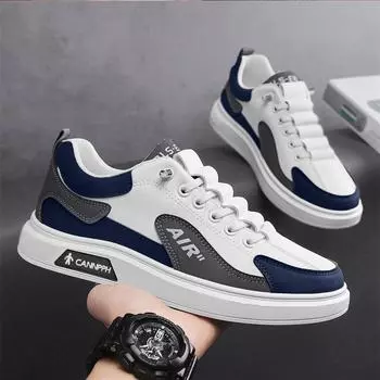 Men s shoes spring breathable versatile board shoes one pedal simple trend student shoes casual shoes soft sole work shoes 39