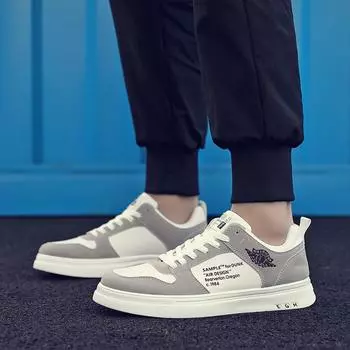 Men s shoes spring new low-top board shoes fashion outdoor casual shoes trend student breathable sports shoes 39