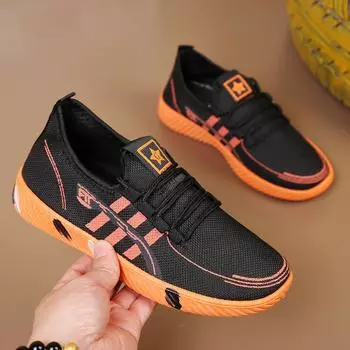 Men s shoes spring popular sports shoes, flying woven breathable mesh student shoes, versatile casual shoes crazy grab 39