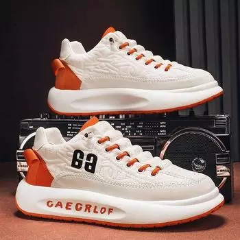 Men s shoes spring versatile casual one-pedal Forrest Gump shoes men s sports running thick-soled Xiaobai height-increasing dad trendy shoes 39