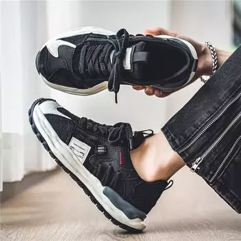 Men s shoes summer 2025 new breathable mesh niche casual versatile dad shoes youth sports Forrest Gump tide shoes 39