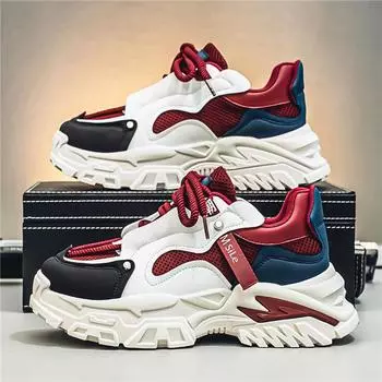 Men s shoes summer breathable 2025 new high-end niche dad men s height-increasing Xiaobai casual sports shoes 39