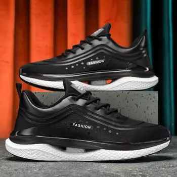 Men s shoes summer breathable mesh shoes 2025 new trend versatile sports and leisure shoes heightening dad shoes men s 39