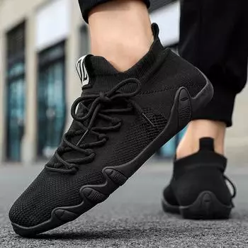 Men s shoes summer breathable mesh surface casual sports board slip on shoes fashionable men s loafers shoes D370 39 чёрный