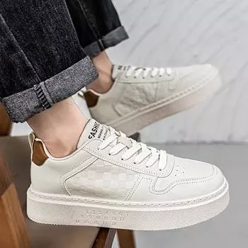 Men s shoes summer breathable trend casual board shoes men s senior sense 2024 new sports little white tide shoes little white shoes 39