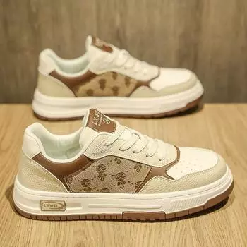 Men s Shoes Summer Breathable Trend Casual Flat Shoes Men s Versatile Sports European Station Trendy Shoes Men s 2025 New 39