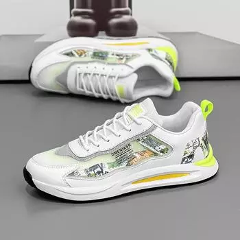 Men s shoes summer new breathable non-slip casual running shoes versatile fashion sports mesh dad shoes 39