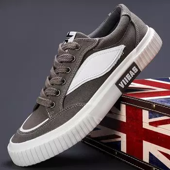 Men S Shoes Trendy And Fashionable Men S Canvas Shoes Casual And Comfortable Low-Top Board Shoes Men 38