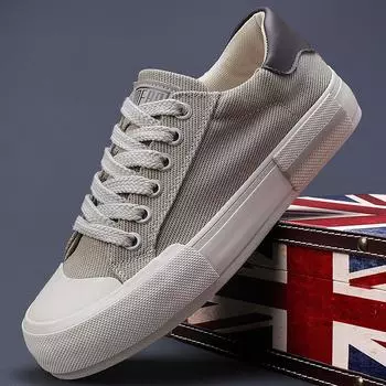 Men S Shoes Trendy Fashion Casual Men S Canvas Shoes Thick Baseplate Shoes Men 38