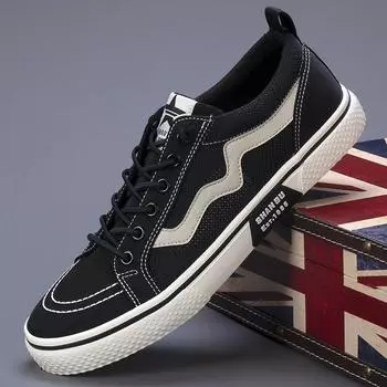 Men S Shoes Trendy Shoes Men S Canvas Cloth Shoes Trendy Casual Shoes Autumn Board Shoes 38