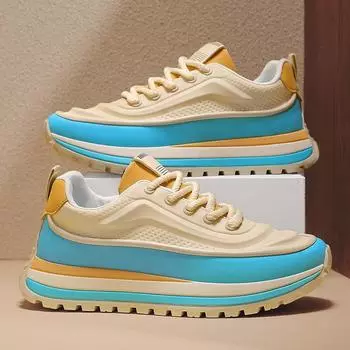 Men s shoes winter new high-end versatile casual sports youth running trendy shoes platform fashion dad shoes 39