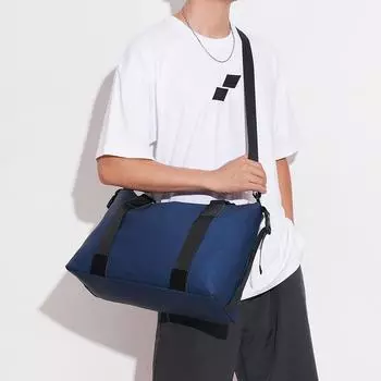 Мужская сумка через плечо, сумка для багажа, раздельная для сухого и влажного хранения, для выхода, дорожная сумка, спортивная сумка синий