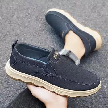 Men s Slip On Walking Shoes Lightweight Casual Sneakers Comfortable Work Shoes Athletic Walking Breathable Shoes for Men 39 серый