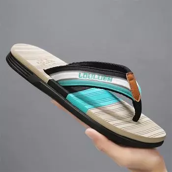 Мужские тапочки, быстросохнущие сетчатые модные дышащие шлепанцы, мужская пляжная повседневная обувь, уличные тапочки, летние мужские сандалии, мюли 45 39 хаки