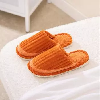 Men s Slippers Women s Home Cotton Slippers Shoes Autumn and Winter Men s and Women s Warm Cotton Slippers Couple Home Fluffy 36-37