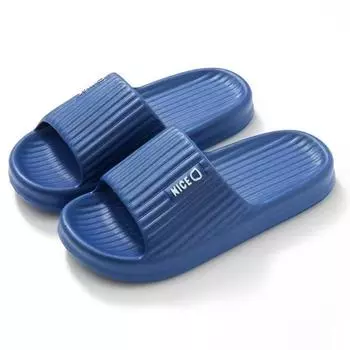 Men s Slippers, Women s Thick Soled Slippers, Indoor Slippers, Bathroom Slippers 40-41 синий