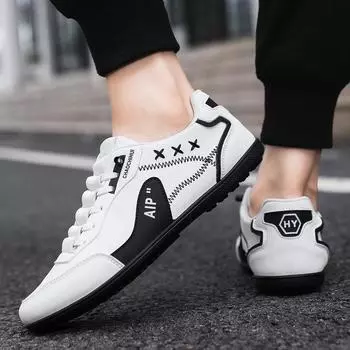 Men s Sneakers 2025 Spring Summer Men s Shoes Khaki Non-slip Walking Shoes Outdoor Casual Shoes Fashion Comfort Flats Loafers 39