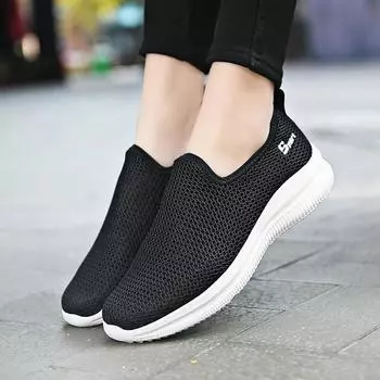 Men s Sneakers Breathable Summer Unisex Casual Shoes Outdoor Non-Slip Mesh Loafers Walking Lightweight Fashion Male Tennis Shoes 36 темно серый