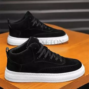 Men s Sneakers Casual Sports Shoes for Men Lightweight Comfort Breathable Shoes Male Flat White Tenis Shoes Zapatillas Hombre44 43 чёрный