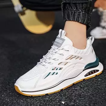 Men s Sneakers Lightweight Wear-resistant Anti Slip Running Shoes Casual White Footwear Men Summer Sports Shoes NEW Fashion 39