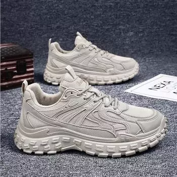 Men s Sneakers Luxury Platform Casual Sports Tennis For Men Trend 2024 Comfortable Canvas Hiking Outdoor Fashion Trekking Shoes 39 чёрный