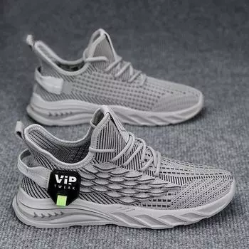 Men s Sneakers Spring Trend All-match Casual Shoes Breathable Non-slip Running Shoes Men s Casual Shoes 39