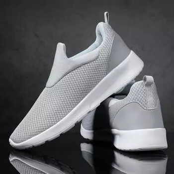 Men s Sneakers Walking Shoes Breathable without laces Running shoes Lightweight Athletic Training shoes Plus size men s shoes 47 39