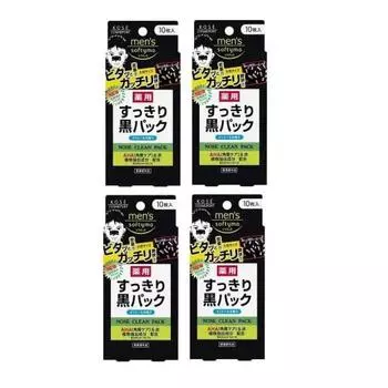 Men s Softymo [Оптовая закупка] KOSE Men s Softymo Medicated Black Pack 10 шт. () х 4 шт.