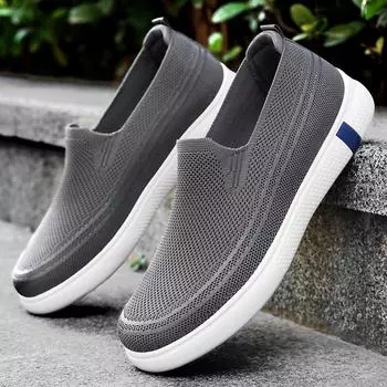 Men s Spring New Knitted Breathable Single Shoes, Dad s Shoes, Men s Casual Shoes, Comfortable Men s Shoes sneakers 39