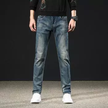 Men s Stretch Jeans, Men s Retro Vintage Vintage Men s Fit Small Straight Leg Casual Pants 28