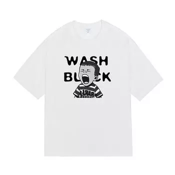 Мужская футболка свободного кроя с коротким рукавом в стиле ретро с принтом «Крик» от модного бренда Ins S