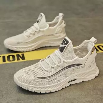 Men s Summer Casual Shoes 2025 Mesh Breathable Anti Slip Soft Bottom Lightweight Sneakers Fashion Comfortable Sports Shoes 39