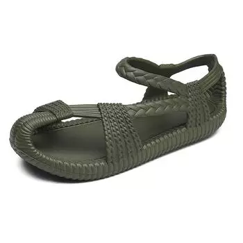 Men s summer casual shoes light comfortable fashion open-toe flat outdoor beach sandals home men s shoes designer new 38-39