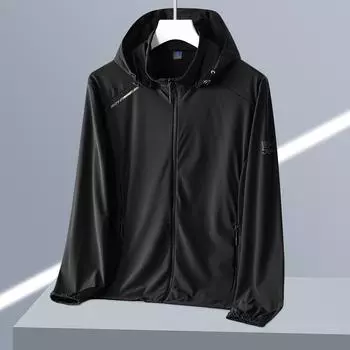 Men s Summer Ice Silk Sun Protection Jacket for Fishing and Outdoors M