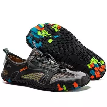 Men s summer mesh surface breathable sandals sports casual men s shoes non-slip lightweight extra size walking work shoes39-47 39