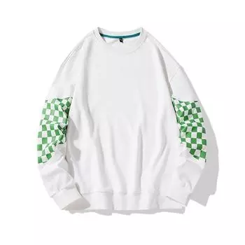 Men s Sweatshirt Spring and Autumn Casual Round Neck Pullover Men s Off-shoulder Sweatshirt Suitable for Secondary Development 320g S