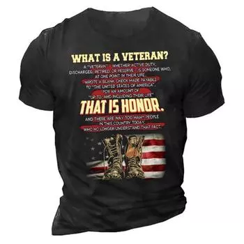 Men s T-shirts Summer Loose Casual Fashionable Round Neck 3D Printed Short Sleeved T-shirt Top M