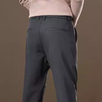 Men s Tapered Pants Trendy Versatile Trousers Casual Pants Small Straight-leg Pants Stretch Men s Pants 28