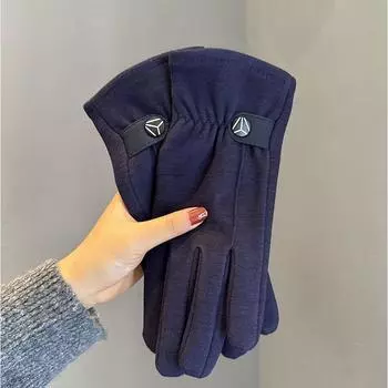 Men s Thermal Gloves Winter Riding Electric Motorcycle Windproof Cold-Resistant Waterproof Skiing Fleece-lined Thick Cotton Touch Screen Women Figure All yards
