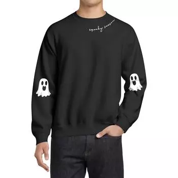 Men s Tops Men s Long-Sleeved Sweatshirts Casual Loose Pullovers Sweatshirts M чёрный