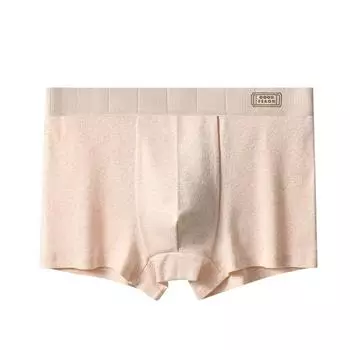 Men s Underwear Comfortable Four Cornered Pants Pure Cotton Simple Men s Flat Cornered Pants L