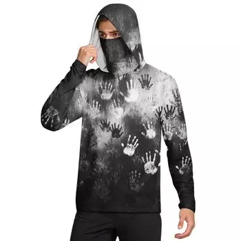 Men s UPF50+ Sun-protective Shirt, Quick-drying Long-sleeved Shirt, Running Exercise Fishing Shirt XXL