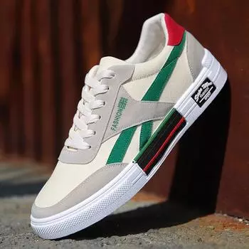 Men s Vulcanized Shoes Fashion Sneakers Breathable Canvas Casual Shoes for Men Light Walking Flats Lace Up Board Shoe Zapatillas 39