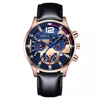 Men s Waterproof Luminous Running Alarm Clock Watch One Size