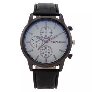 Men s Waterproof Luminous Running Alarm Clock Watch One Size чёрный