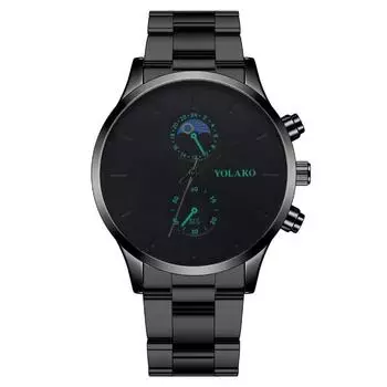 Men s Waterproof Luminous Running Alarm Clock Watch One Size зелёный