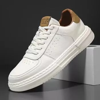 Men s White Sports Shoes Breathable Casual Sneakers Man 2024 Autumn New Vulcanized Shoe Male Walking Flat Footwear Spor Ayakkab 39