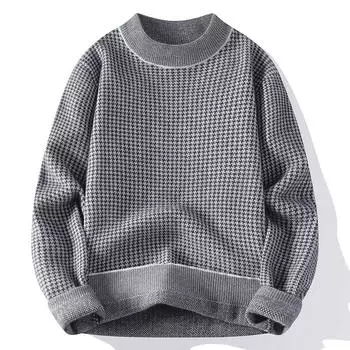 Men s Winter Thickened Anti-pilling Anti-wrinkle Warm Knitted Sweater M